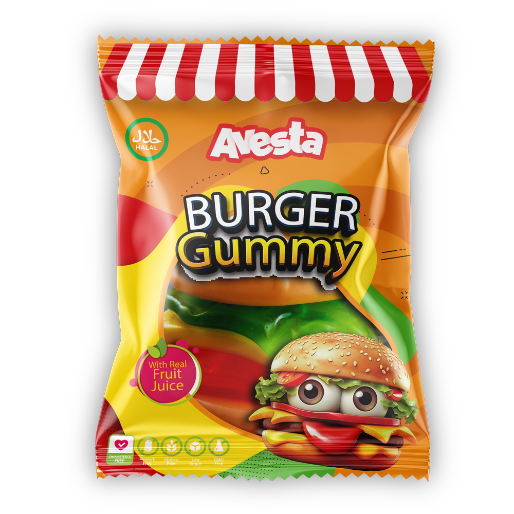 BURGER GUMMY CANDY